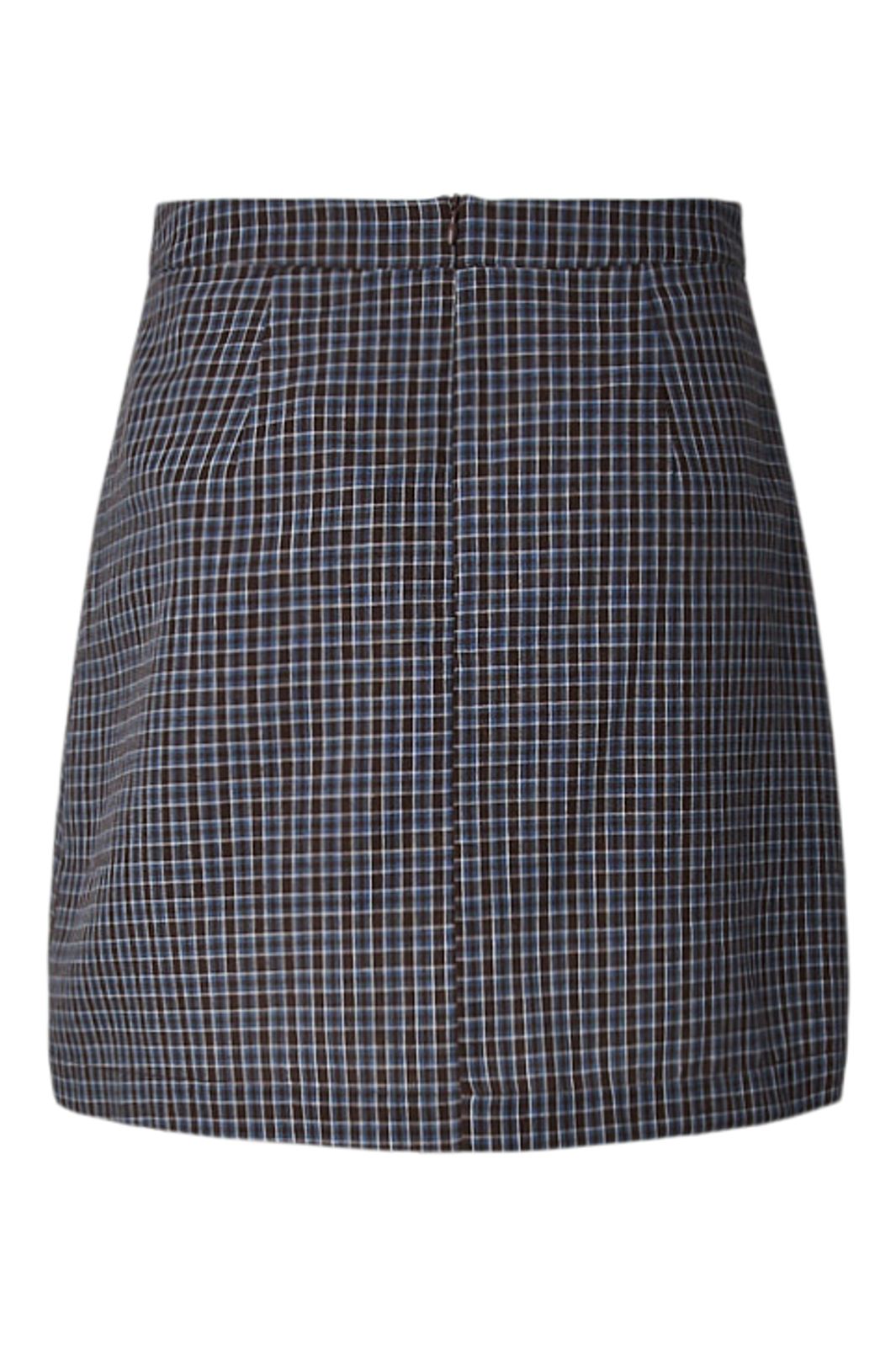 Pieces - Pcjune A-Shaped Short Skirt - 5162438 Cashmere Blue Hot Fudge