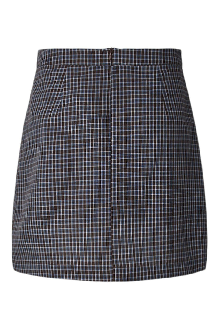Pieces - Pcjune A-Shaped Short Skirt - 5162438 Cashmere Blue Hot Fudge