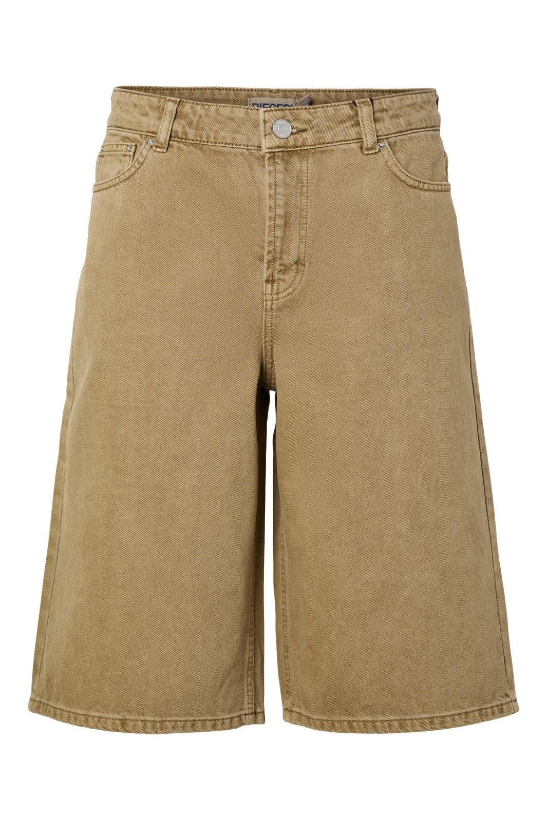 Pieces - Pckate Jorts - 5011165 Cedar Heavy Wash