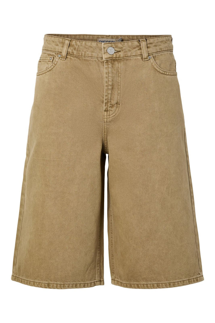 Pieces - Pckate Jorts - 5011165 Cedar Heavy Wash