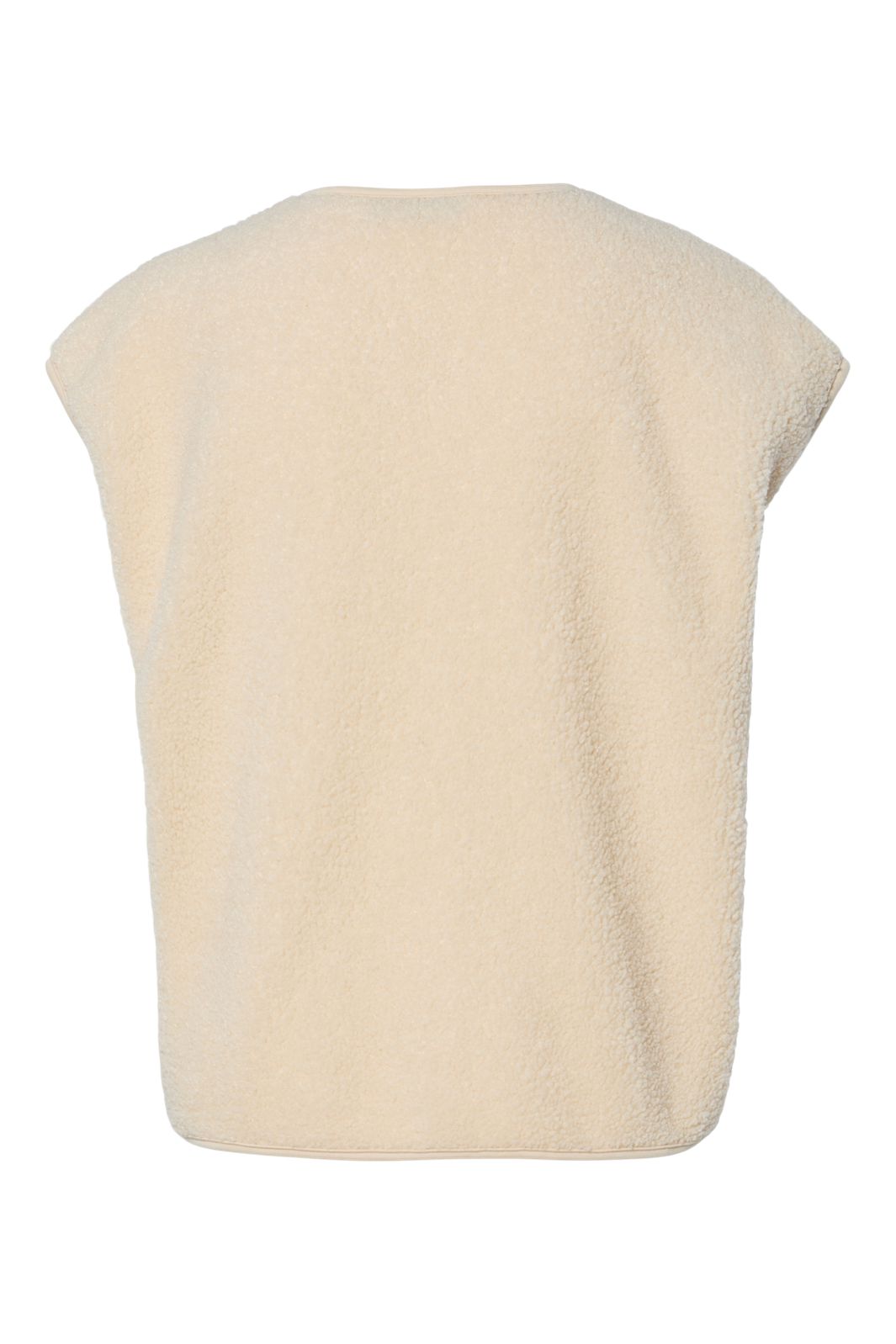 Pieces - Pckatty Teddy Vest - 4897815 Birch