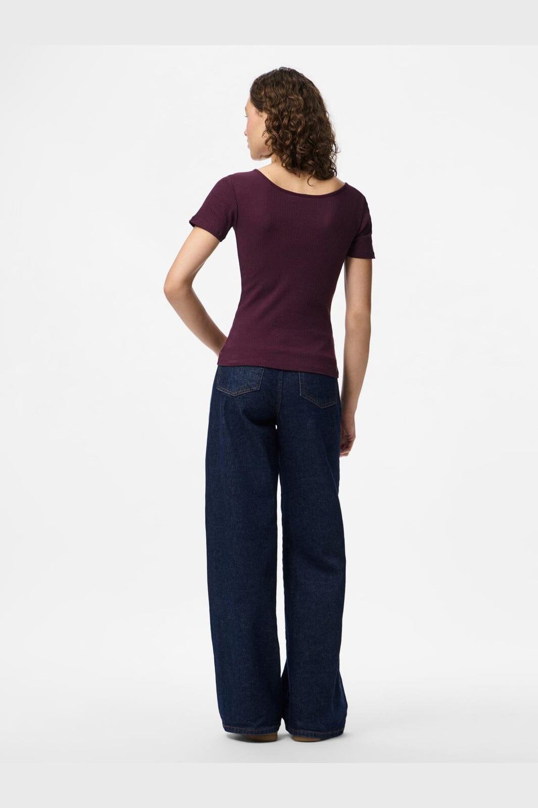 Pieces - Pckitte Ss Top - 4493468 Winetasting