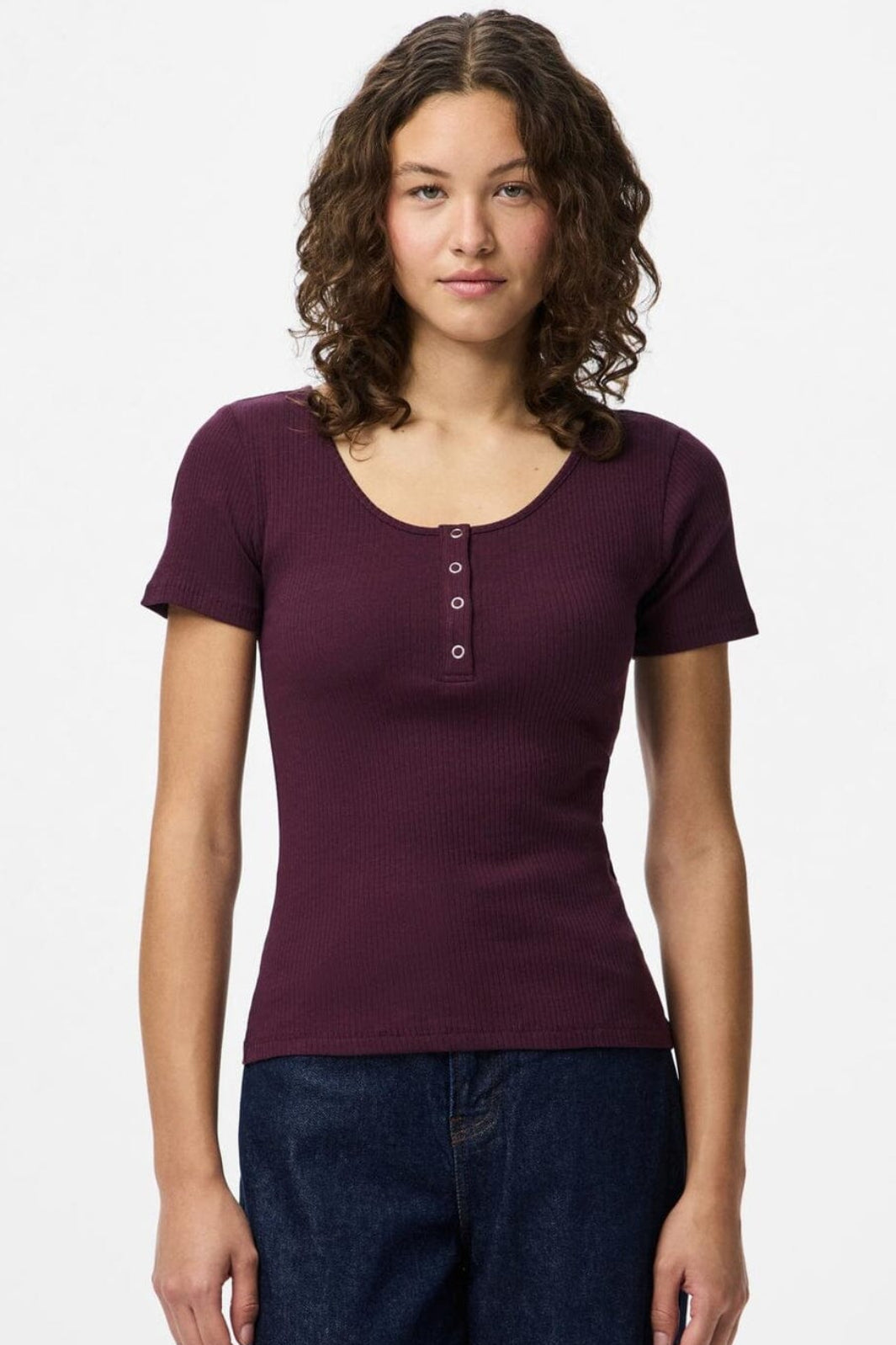 Pieces - Pckitte Ss Top - 4493468 Winetasting