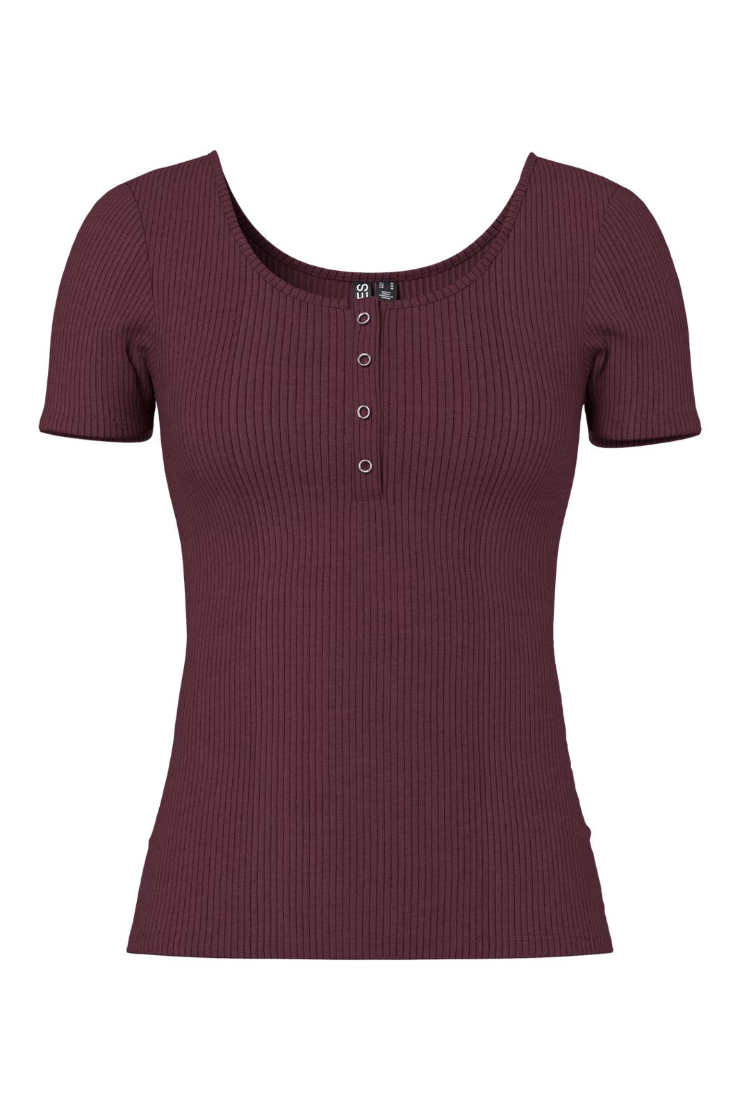 Pieces - Pckitte Ss Top - 4493468 Winetasting