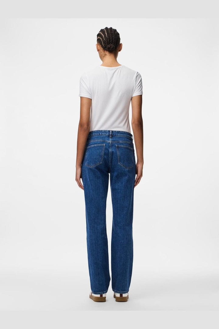 Pieces - Pckylie Straight Jeans - 5039530 Medium Blue Denim