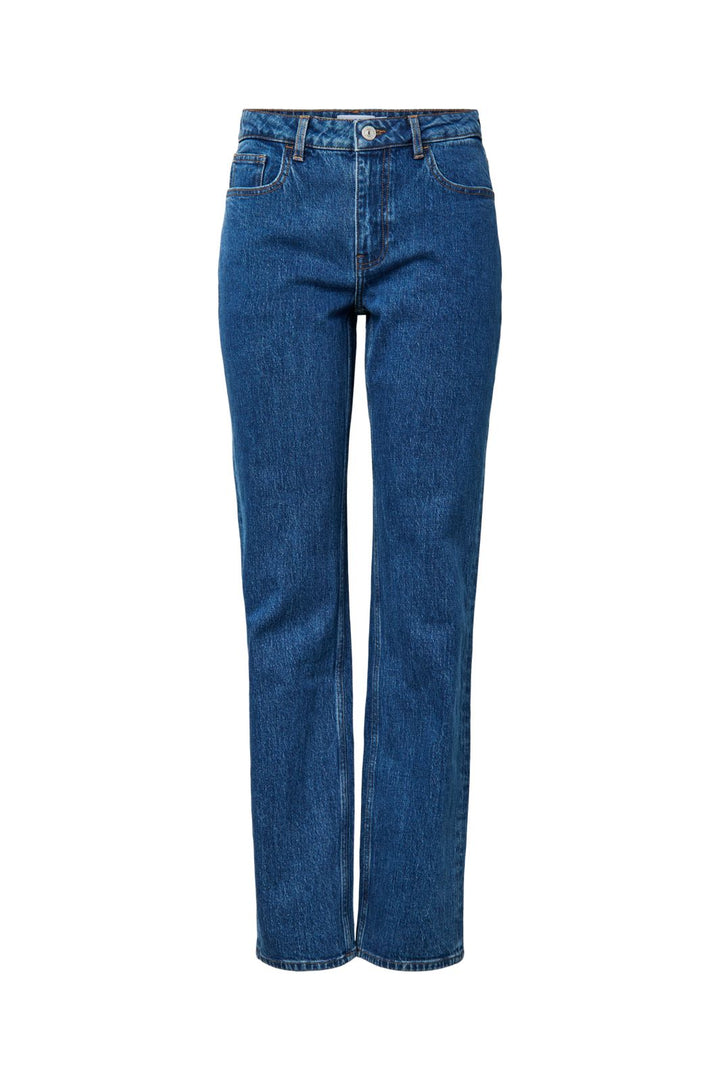 Pieces - Pckylie Straight Jeans - 5039530 Medium Blue Denim