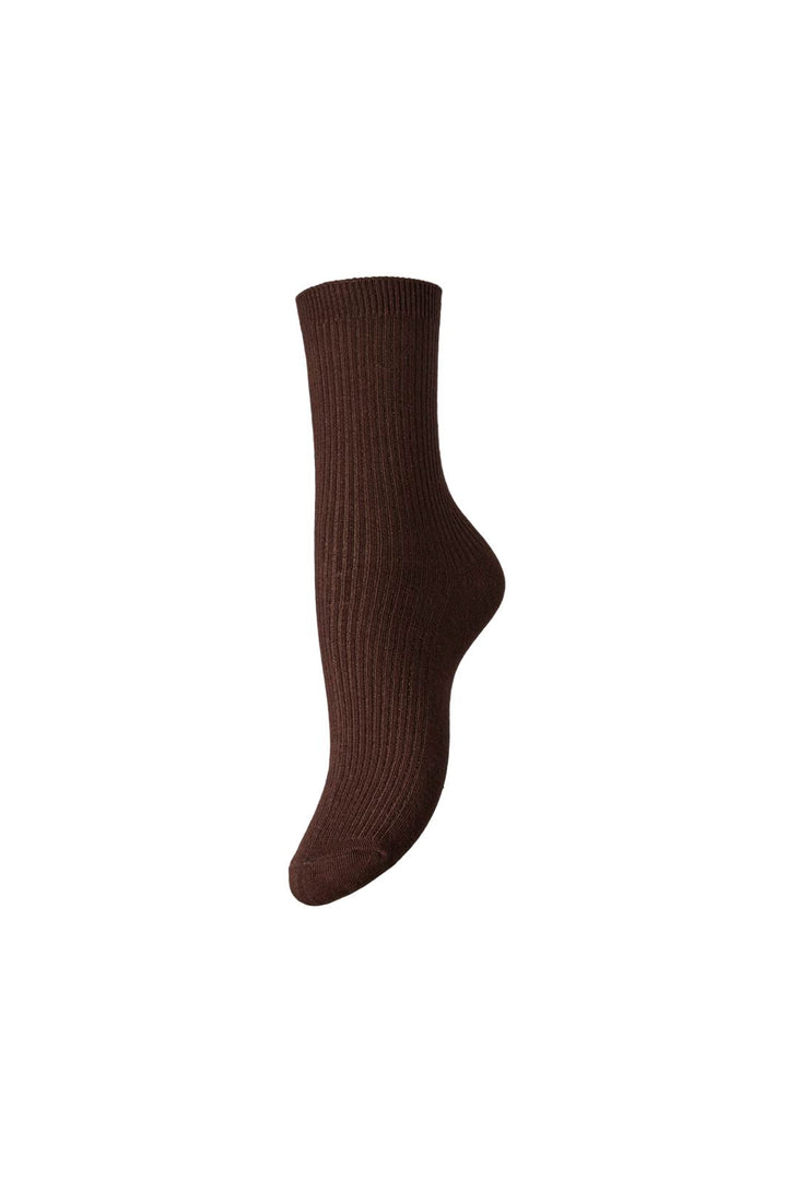 Pieces - Pcmarta Socks - 4798229 Hot Fudge