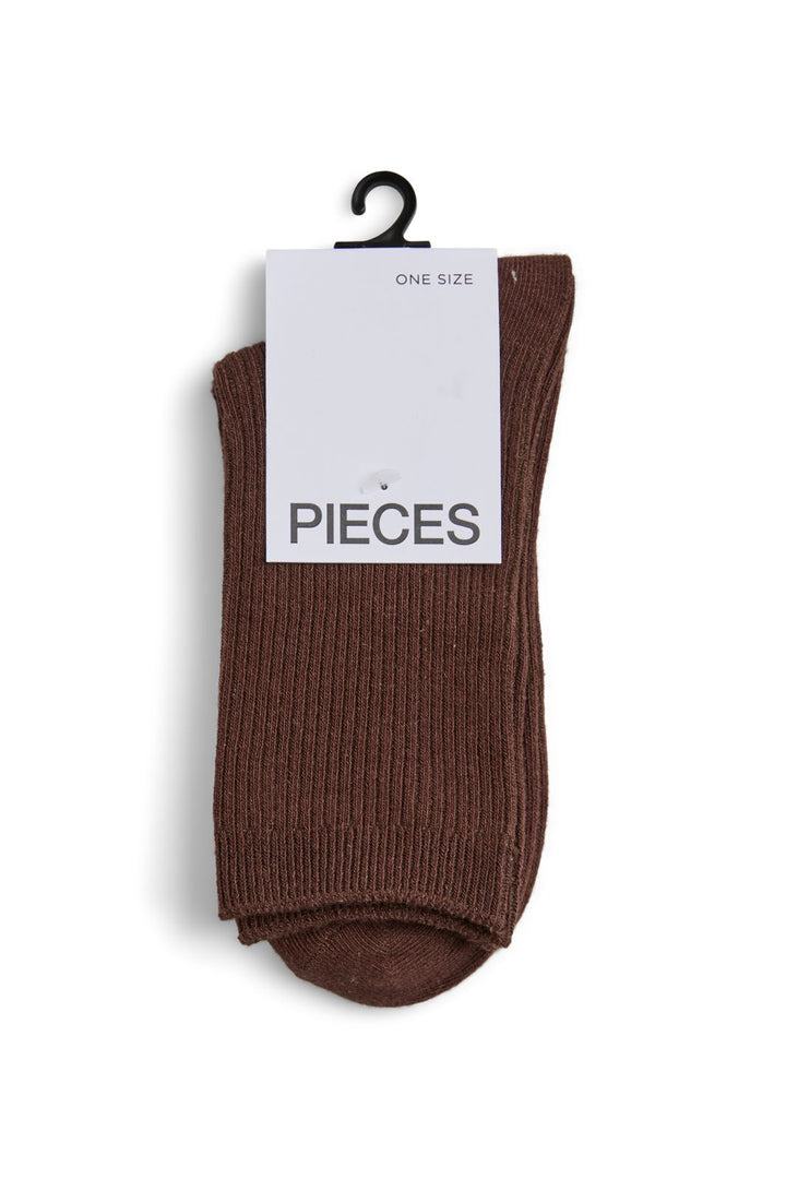 Pieces - Pcmarta Socks - 4798229 Hot Fudge