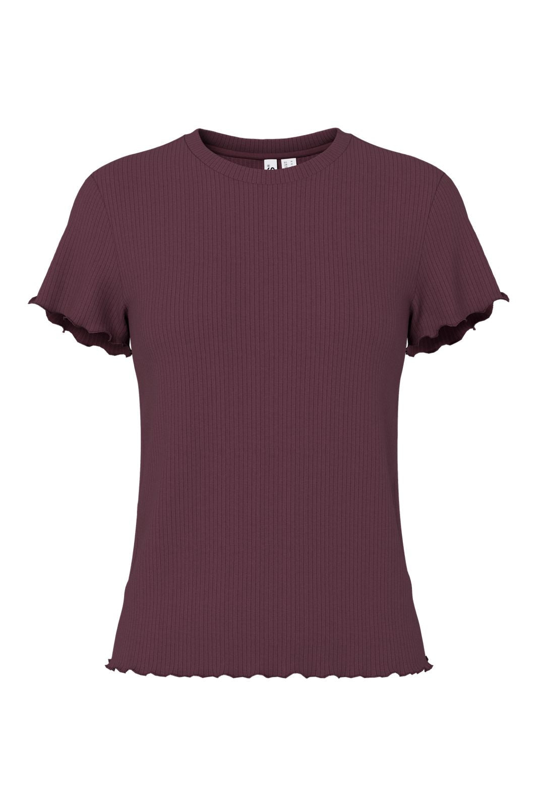 Pieces - Pcnicca Ss O-Neck Top - 5048765 Winetasting