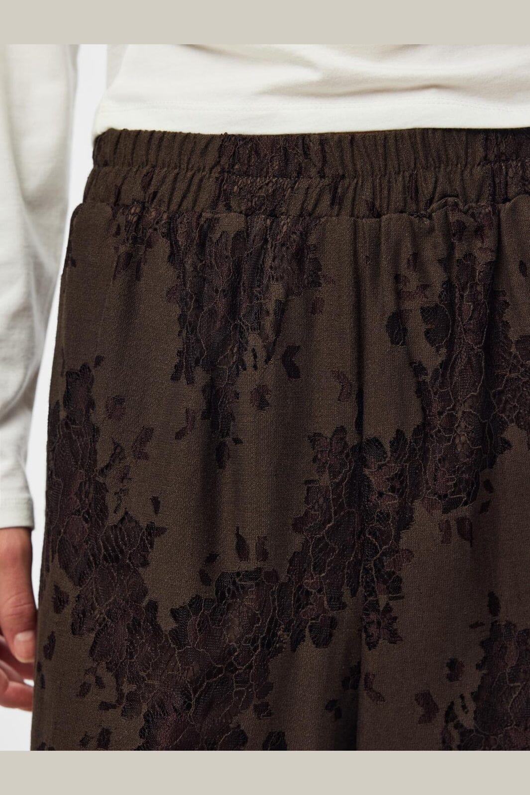 Pieces - Pcnorinne Balloon Pants - 5171275 Hot Fudge