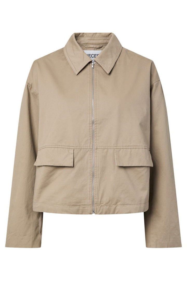 Pieces - Pcpam Jacket - 5031906 Greige