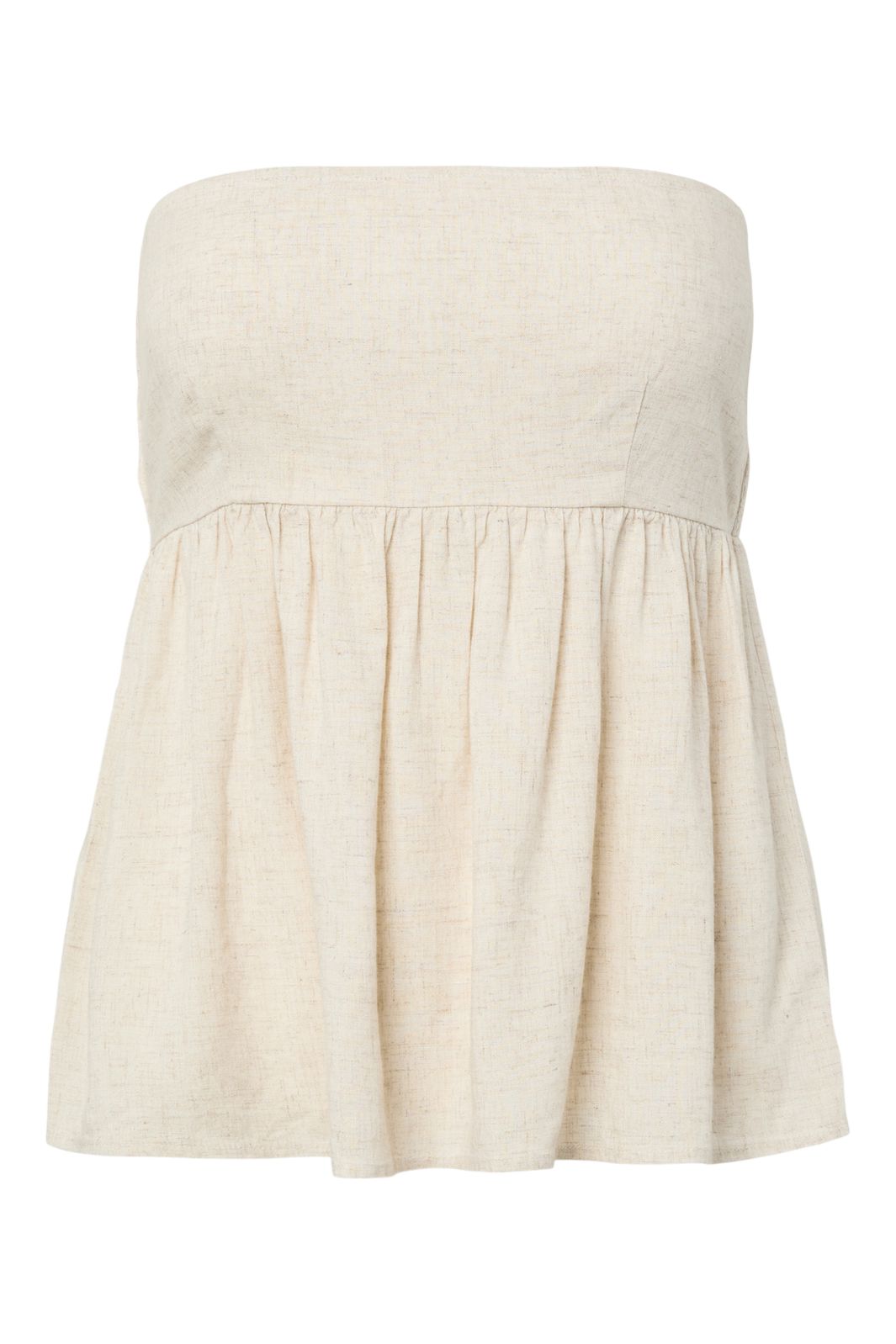 Pieces - Pcpia Strapless Top - 5061111 Birch Melange