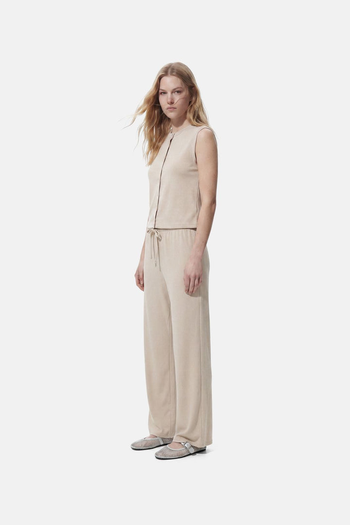 Pieces - Pcpimi Pants Pwp - 5016654 Silver Lining