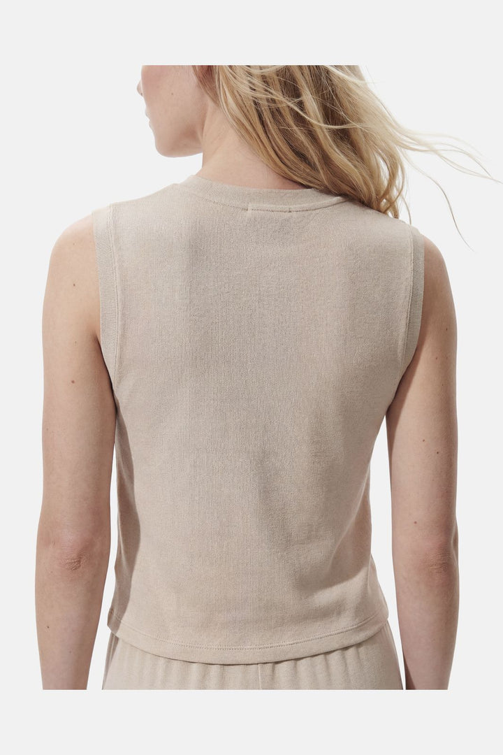 Pieces - Pcpimi Ss Vest Pwp - 5016658 Silver Lining