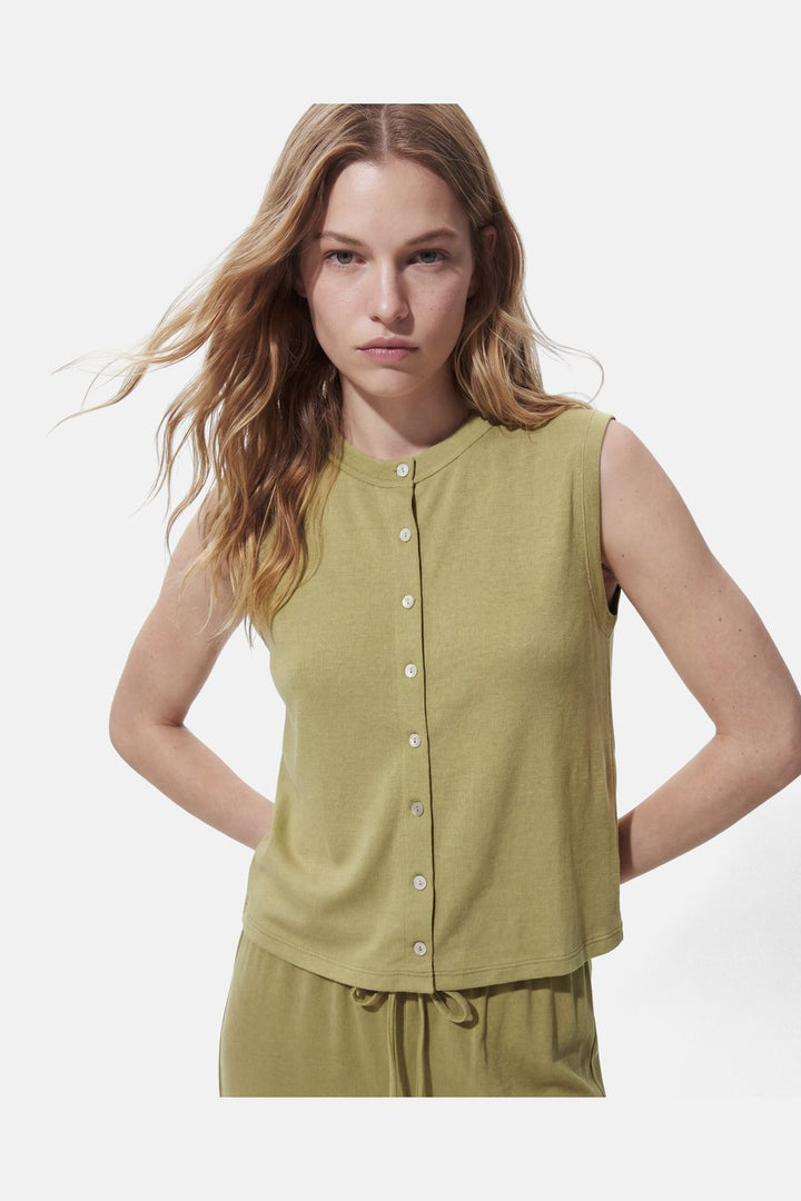 Pieces - Pcpimi Ss Vest Pwp - 5016659 Cedar