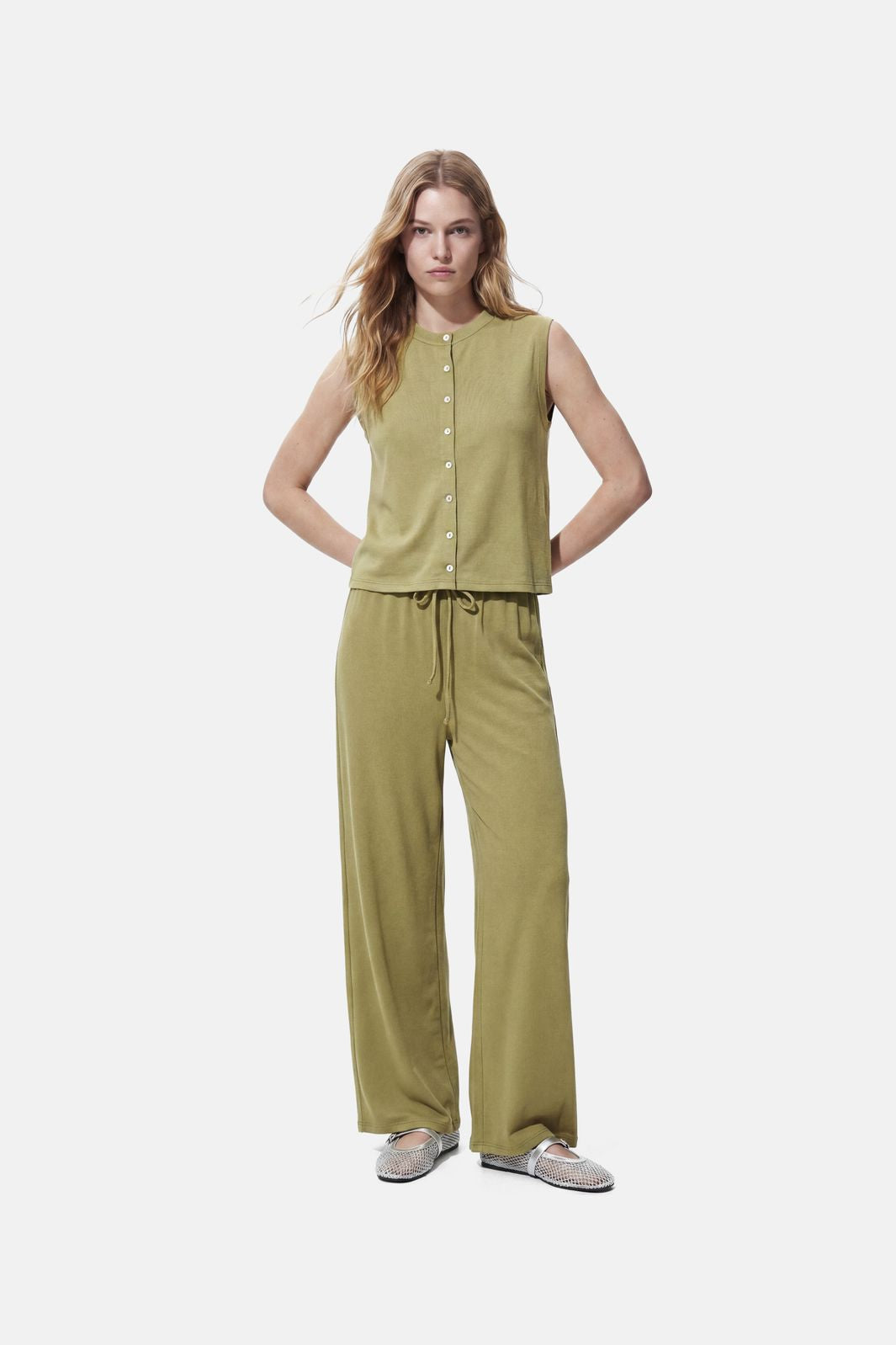 Pieces - Pcpimi Ss Vest Pwp - 5016659 Cedar