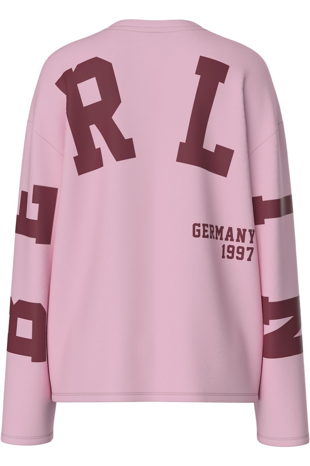 Pieces - Pcria Fany Ls T-Shirt - 5139334 Roseate Spoonbill Berlin