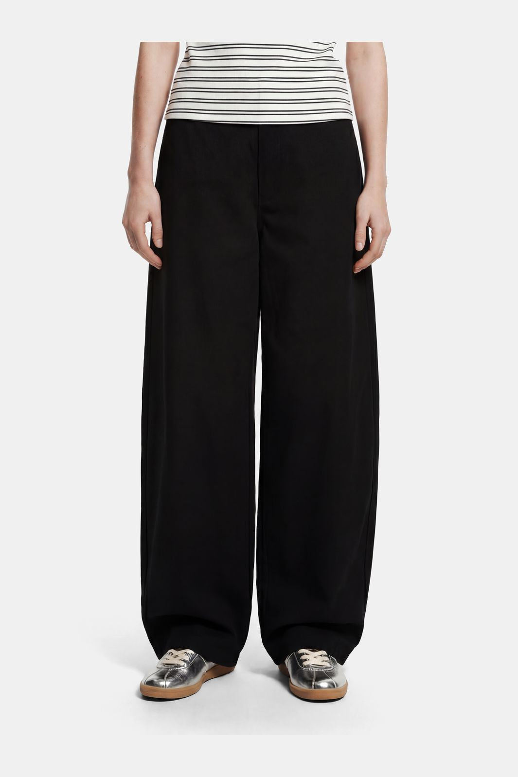 Pieces - Pcrikke Barrel Pants - 5135434 Black