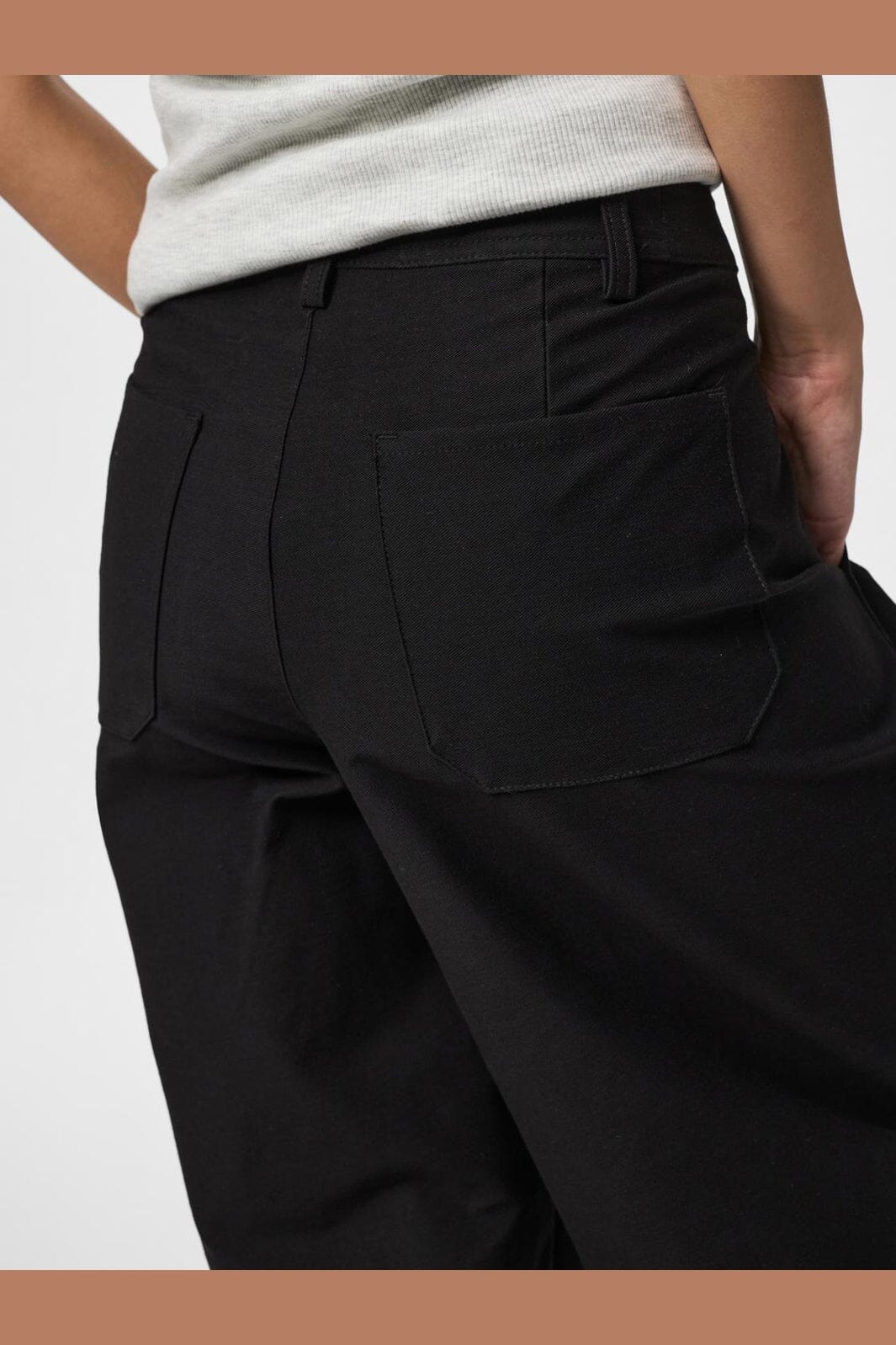 Pieces - Pcrikke Barrel Pants - 5135434 Black