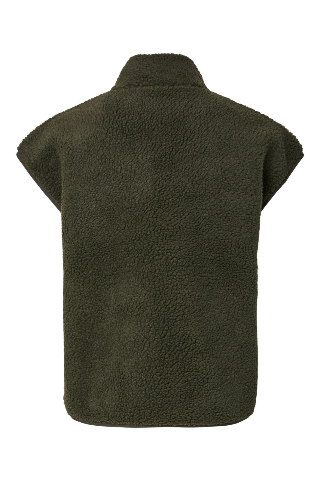 Pieces - Pcsadia Teddy Vest - 5055024 Forest Night