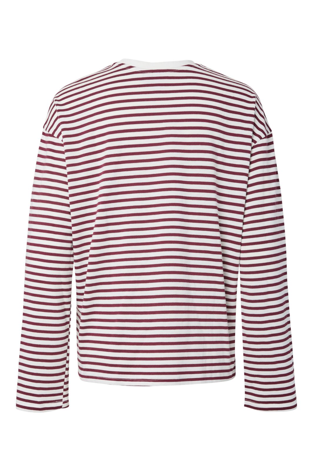 Pieces - Pcsadie Ls Top - 4804150 Cloud Dancer Tawny Port
