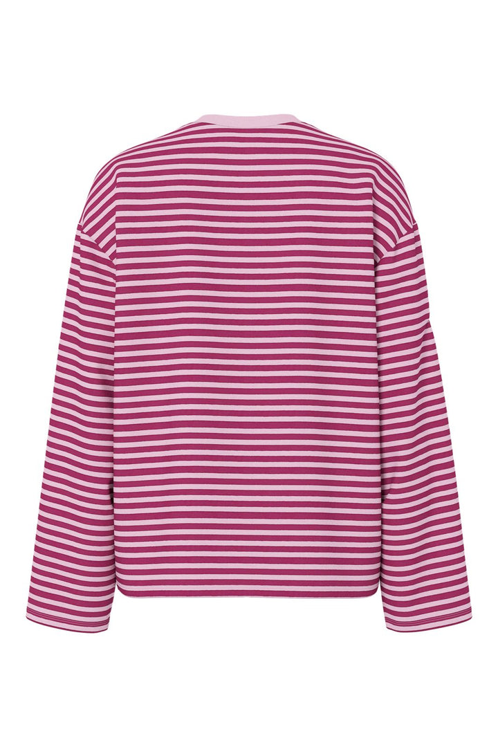 Pieces - Pcsadie Ls Top - 5102348 Roseate Spoonbill Raspberry Radiance