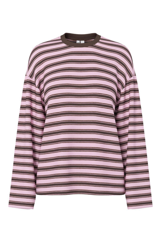 Pieces - Pcsadie Ls Top - 5220738 Hot Fudge 3 Roseate Spoonbill