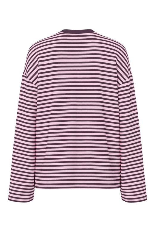 Pieces - Pcsadie Ls Top - 5306666 Plum Perfect Flushing Pink