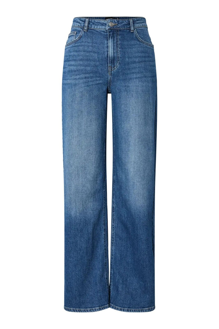 Pieces - Pcsilke Wide Jeans - 4817248 Medium Blue Denim