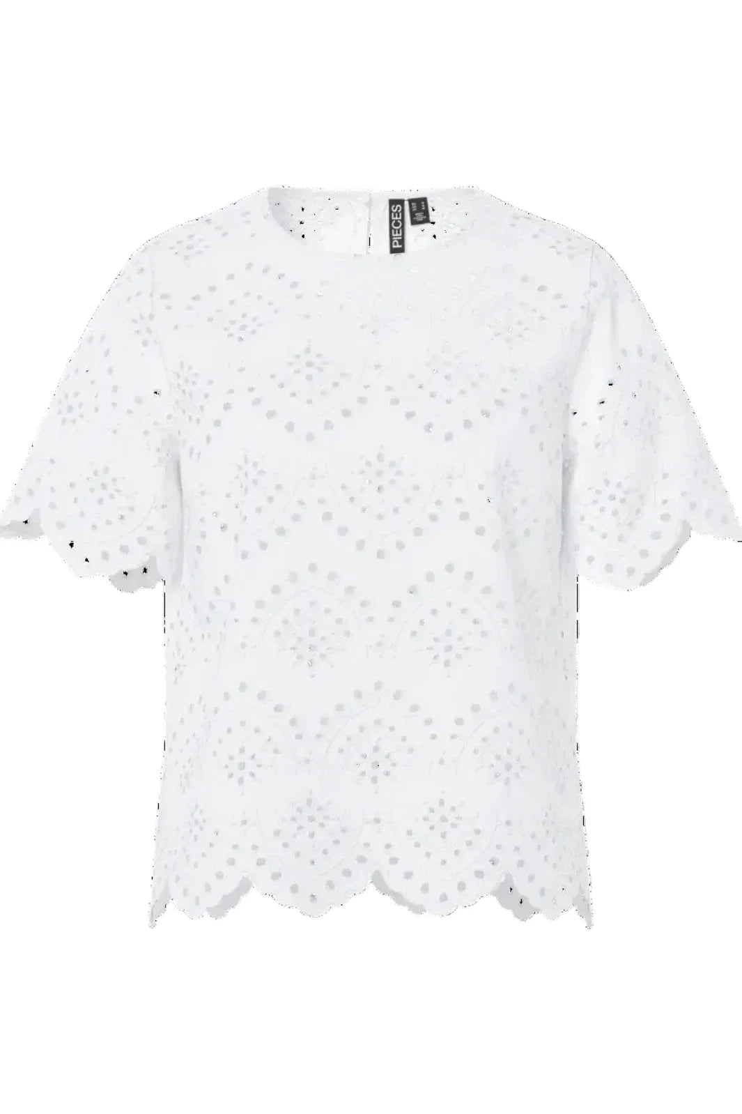 Pieces - Pcvilde Ss Top - 4902052 Bright White T-shirts 