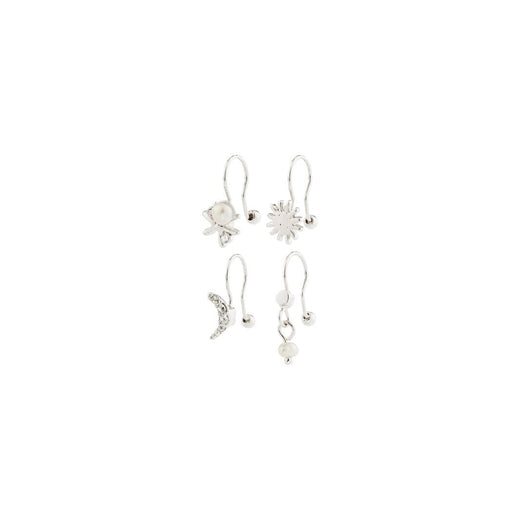 Pilgrim - Evon Ear Cuff 4-in-1 Set, Silver-plated 262626013 - Silver Plated