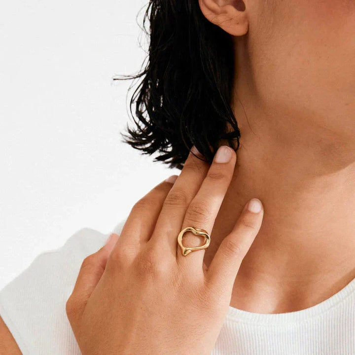 Pilgrim - Iris Ring Gold-plated 122612004 - Gold Plated Ringe 