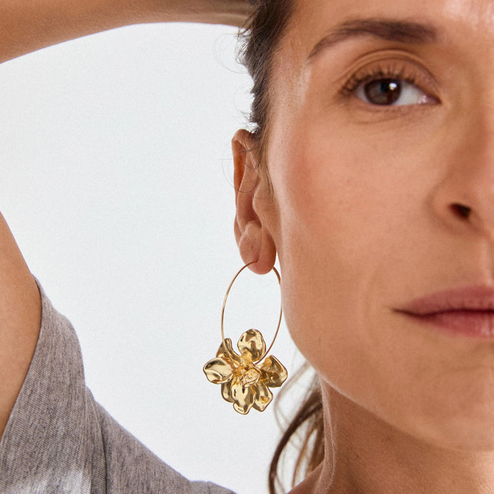 Pilgrim - Lunith Earrings Gold-plated 272622003 - Gold Plated Øreringe 