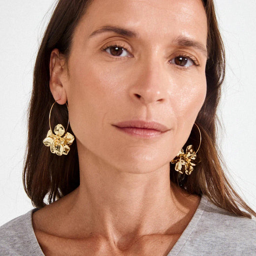 Pilgrim - Lunith Earrings Gold-plated 272622003 - Gold Plated Øreringe 