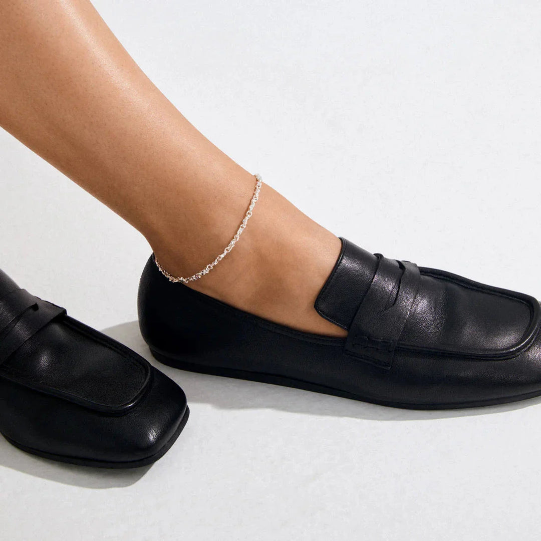 Pilgrim - Nova Ankle Chain Silver-plated 122626008 - Silver Plated Ankelkæder 