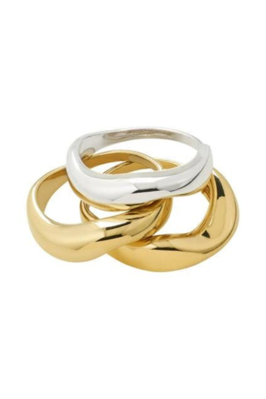 Pilgrim - Nova Rings 3-in-1 Set, Gold-plated 122622004 - Gold Plated