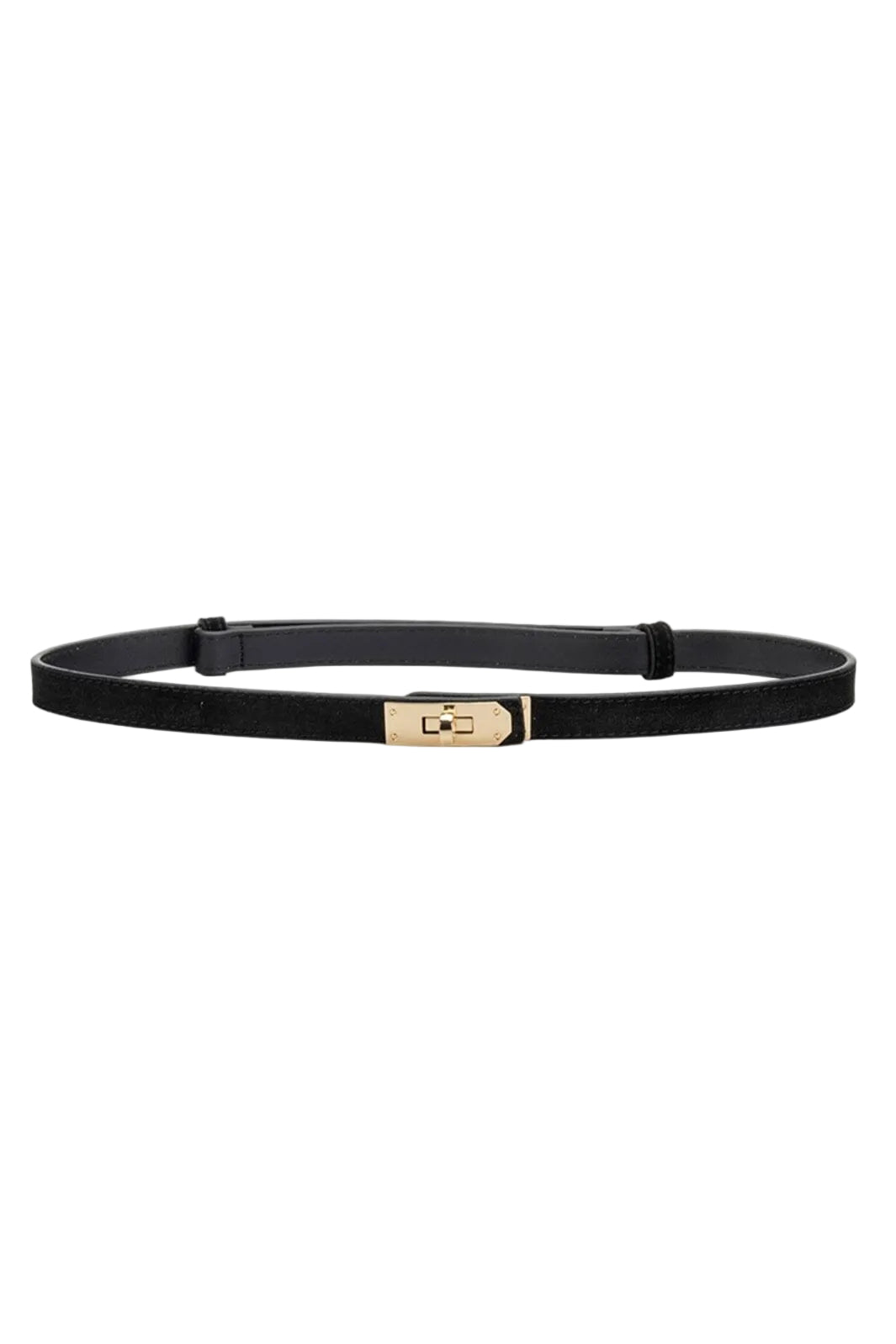 Plissé Copenhagen - River Suede Belt 70-820-669 - Black