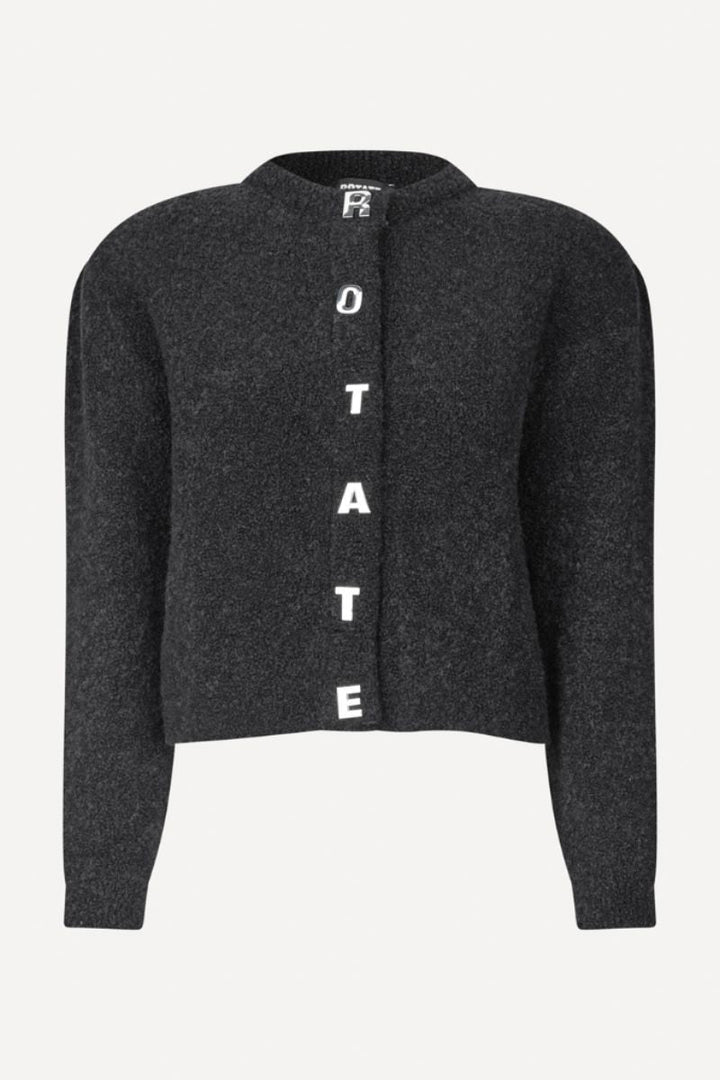Rotate - Boucle Knit Cardigan 117205100 - 100 Black Cardigans 