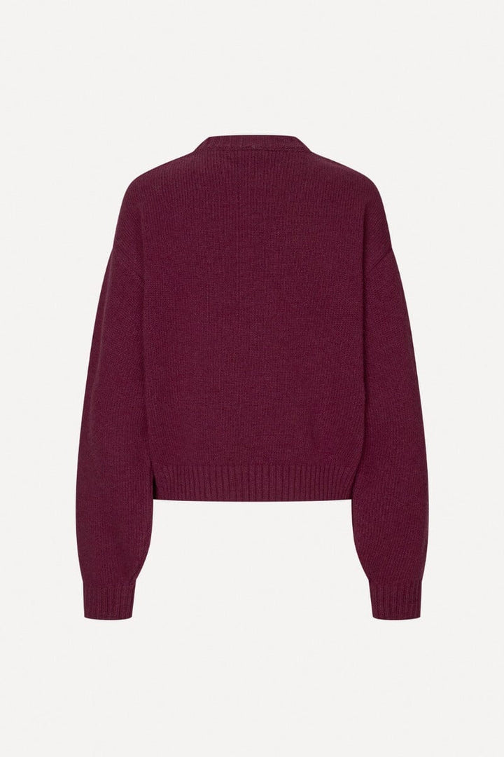 Rotate - Crewneck Sweater 1165122734 - 2734 Zinfandel Strikbluser 