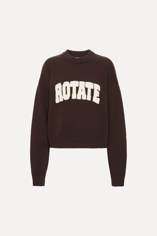 Rotate - Crewneck Sweater 1165123088 - 3088 Molé Comb. Strikbluser 