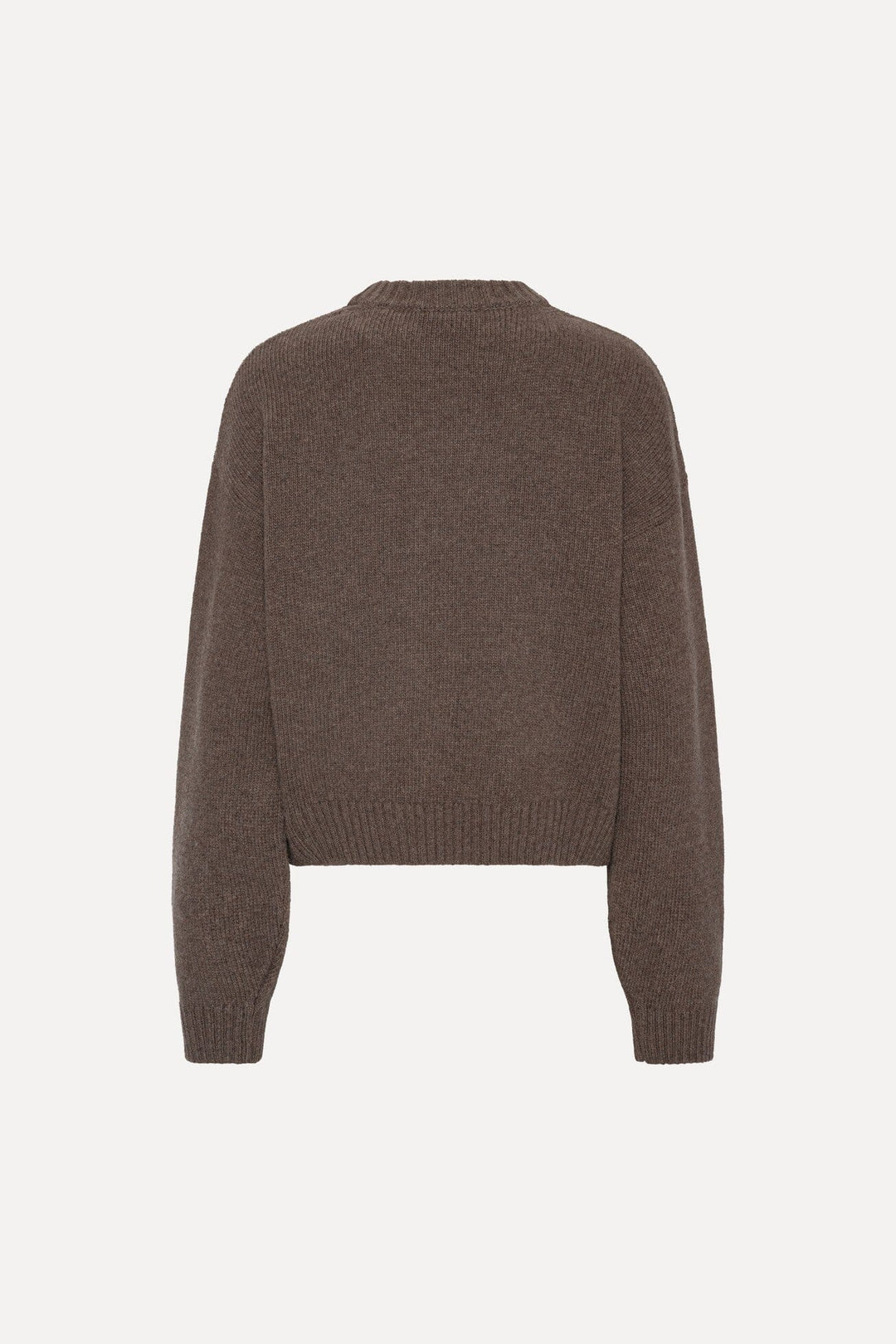 Rotate - Crewneck Sweater 116928614 - 614 Cocoa Brown Strikbluser 