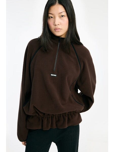 Rotate - Fleece Half Zip Jacket 1153681667 - Molé Jakker 