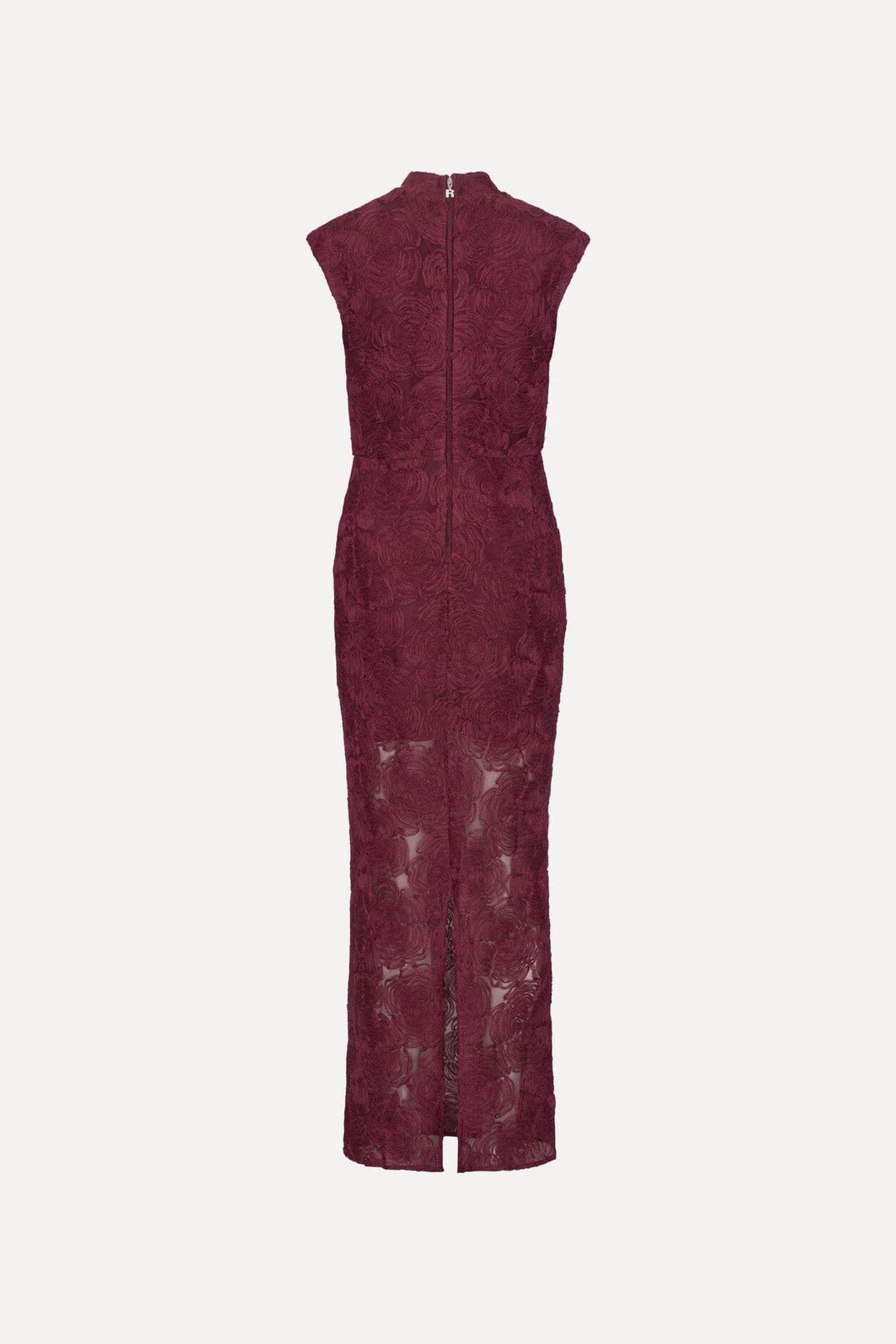 Rotate - Flower Mesh Maxi Dress 116273741 - 741 Decadent Chocolate Kjoler 