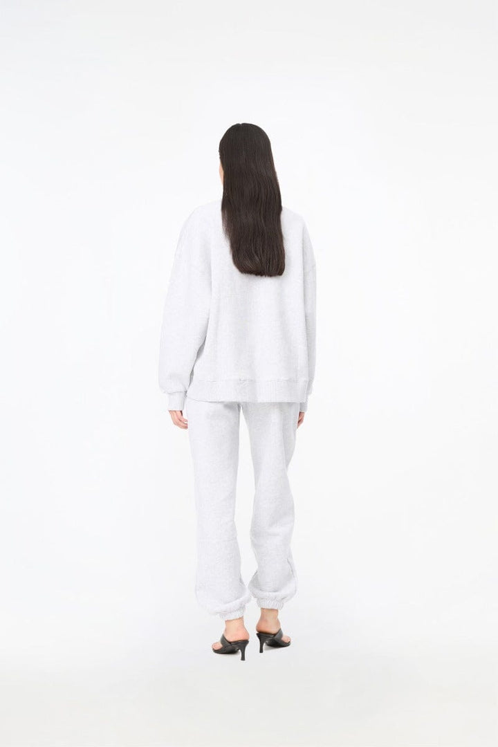 Rotate - Heavy Sweat Crewneck 1163701472 - 1472 Light Grey Melange Sweatshirts 