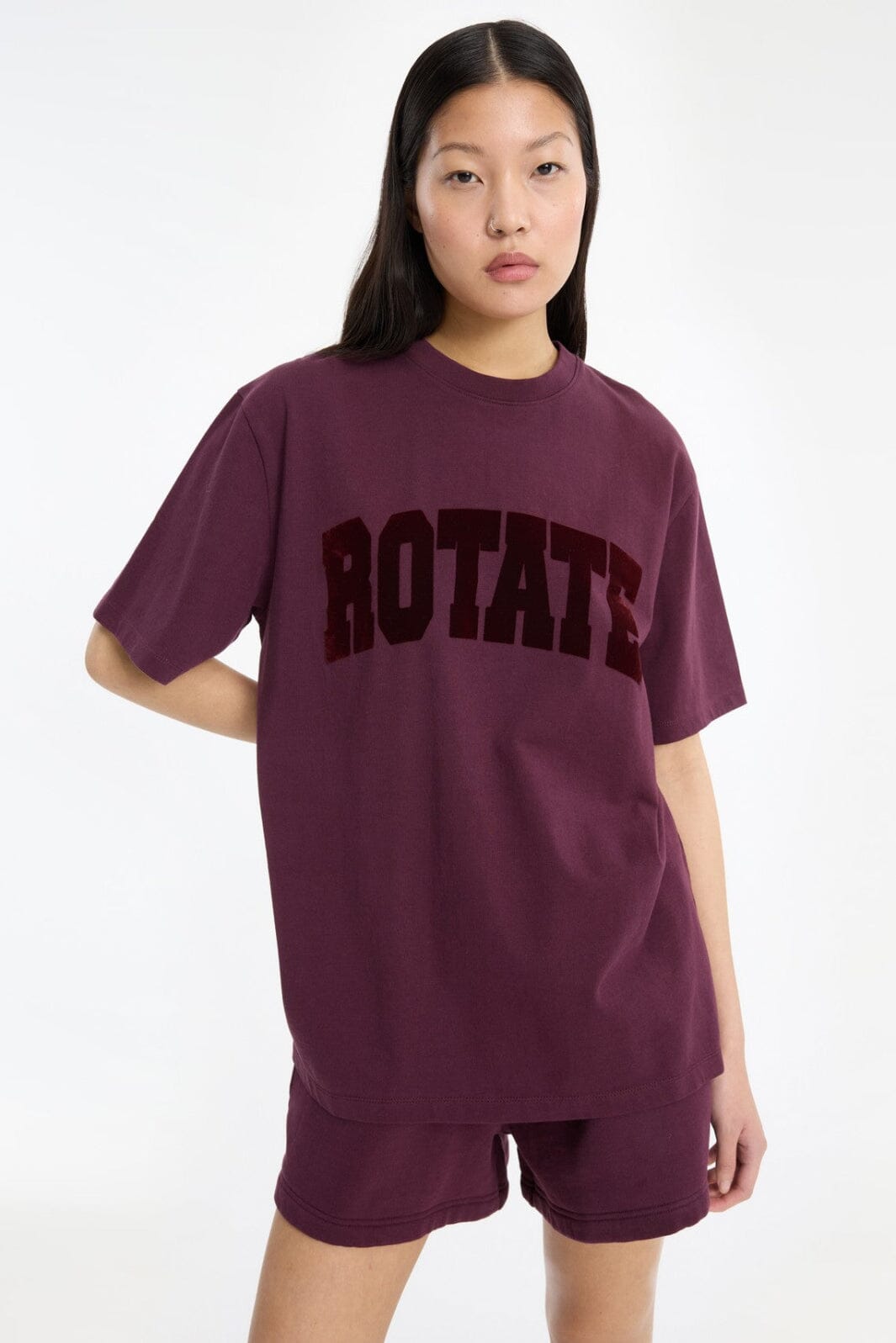 Rotate - Jersey Oversized T-shirt 1163602694 - 2694 Winetasting T-shirts 