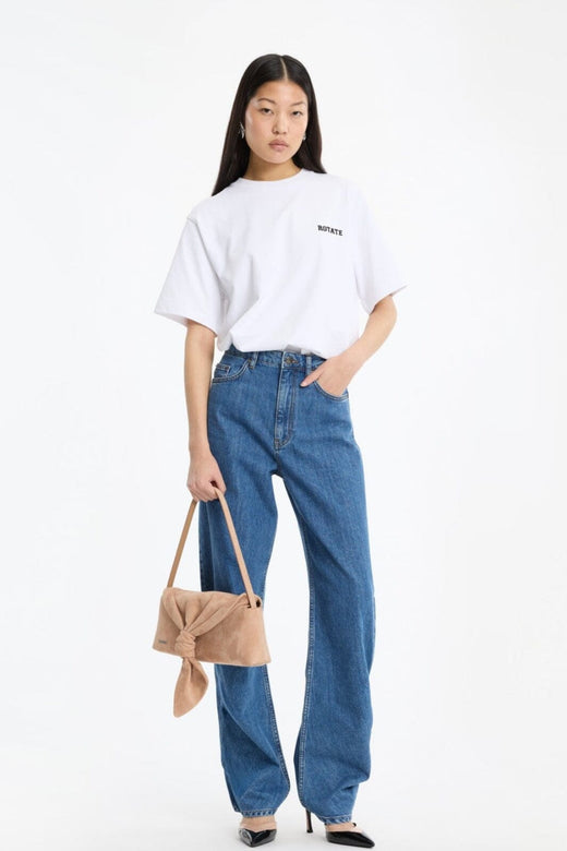 Rotate - Jersey Oversized T-shirt 116363400 - 400 Bright White T-shirts 