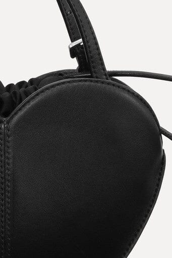 Rotate - Leather Heart Bag 116999100 - 100 Black Tasker 