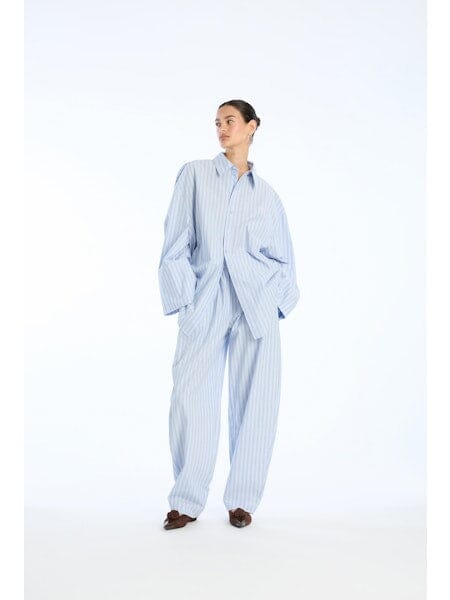 Rotate - Poplin Oversized Shirt 1153663082 - 3082 Hydrangea (blue) Comb. 