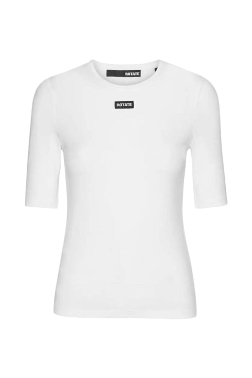 Rotate - Short Sleeve T-shirt 114787857 - 857 Egret T-shirts 
