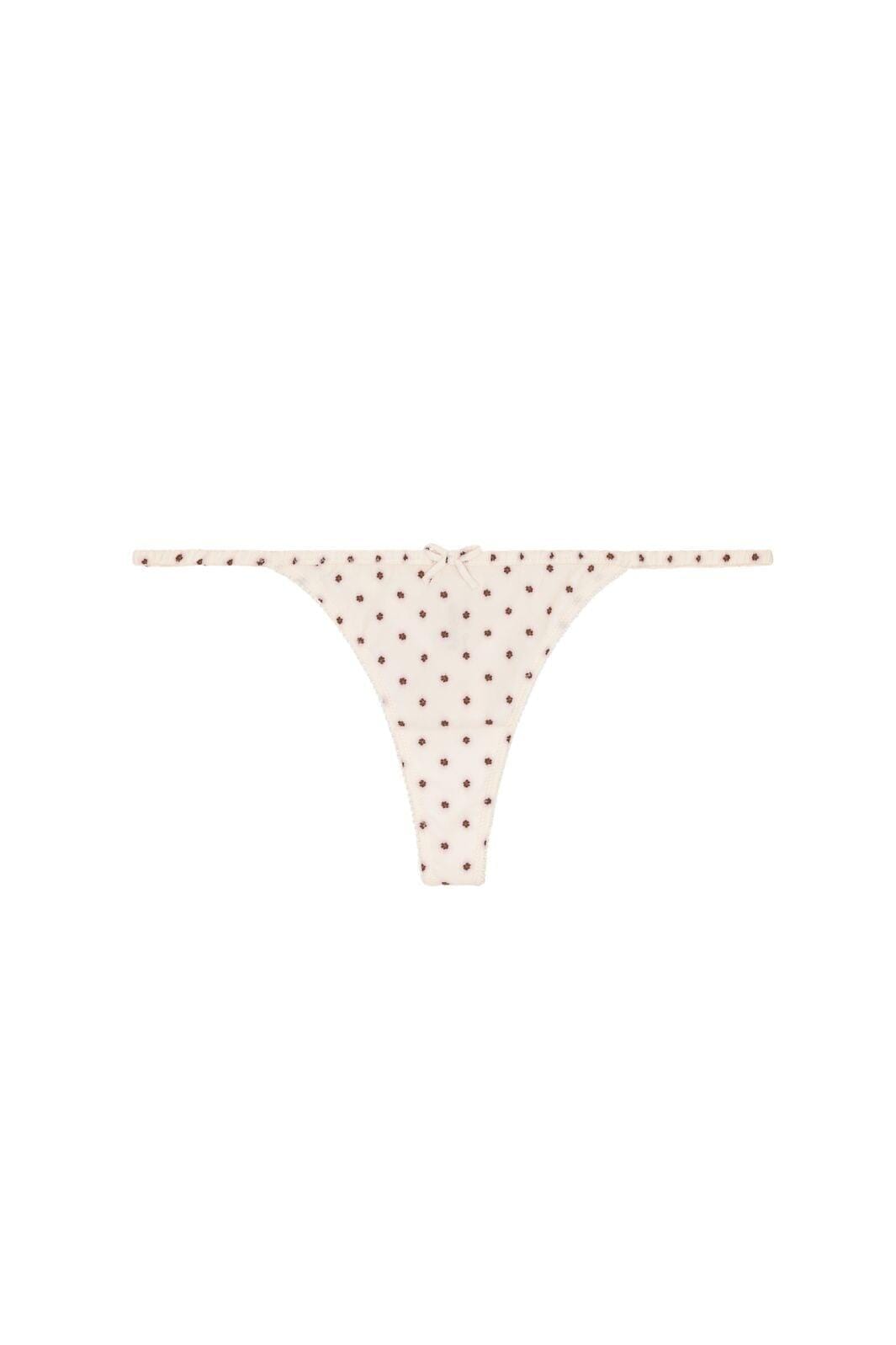Rotate - Thong With Mid-waist 1163951116 - 1116 Gardenia Undertøj 